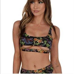 (XL) BN LE IHR Enchanted Dragon underboob crop top